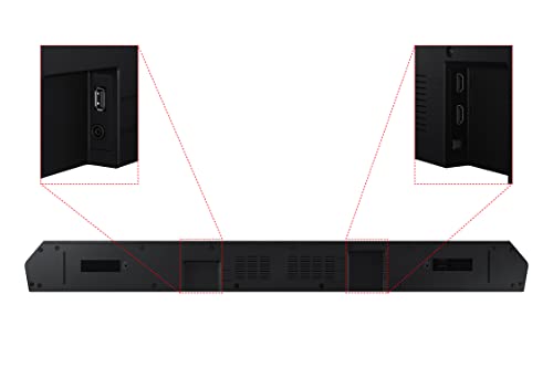 Samsung Q600B Soundbar Speaker (2022) - 3.1.2ch 3D Object Tracking Surround Sound System With Dolby Atmos DTS:X Audio, Wireless Subwoofer And Built In Centre Speaker With Wall Mount Kit