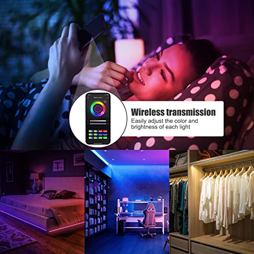 Diyife Smart LED Light Strip, [Timer Function] 6m/19.7ft LED Strip Lights with Bluetooth, 5050 RGB LED Light, 16 Million Colors Changing, App Control, Music Sync, for Home, TV, Christmas, Halloween