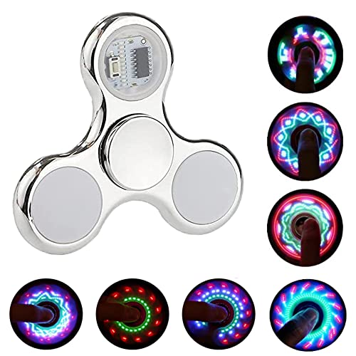 Yeefunjoy Led Light Sensory Toy, Fidget Toys, Stress Relief Anti-Anxiety Top Toy, 18 Changes Pattern Fast Finger Toys, Brain Development Toy, Birthday Party Gift For kids & Adults ADD ADHD