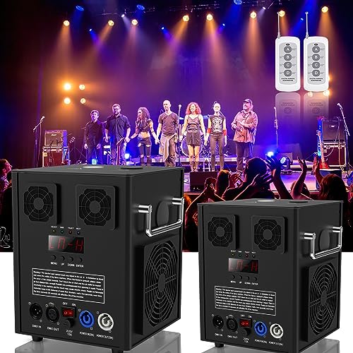 600W Cold Spark Machine, 2CH Pyrotechnic Machines DMX512 with Remote Control, Height Adjustable, Stage Special Effect Machine for Weddings, Halloween, Christmas, Party, Club, Show