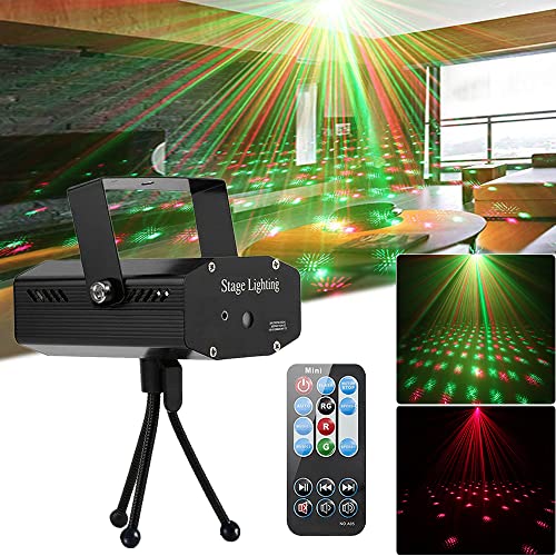 Party Lights,Disco Light LED Sound Activated Disco Ball Flash Strobe Lights Projector with Remote Control for Parties Birthday Karaoke KTV Bar Dance Christmas Halloween Party Decorations
