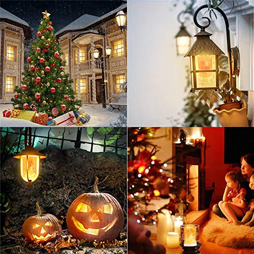 pzcvo Led Flame Effect Light Bulb Led Flame Effect Fire Light Bulbs Led Flame Effect Flickering Fire Light Bulb With Gravity Sensor Bayonet Led Light Bulb b22,2pack