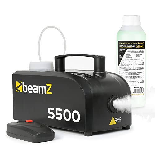 beamz Smoke Machine Fog Mist Haze Hazer Effect 250m Fluid DJ Disco Halloween PK4