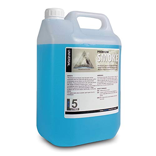 Dynamic Premium Smoke/Fog Machine Fluid 5L Blue Liquid Solution DJ Disco Effects