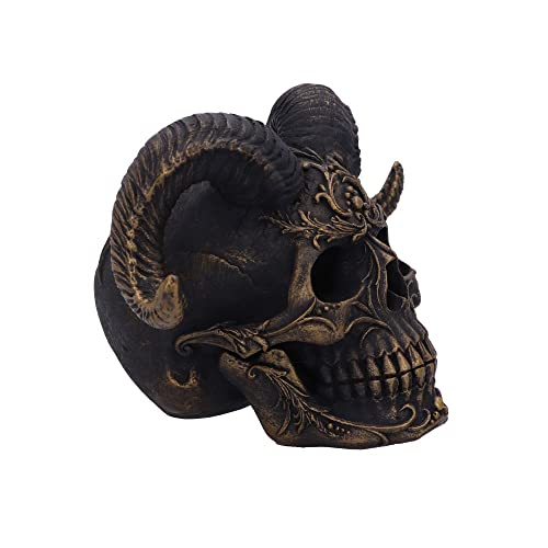 Nemesis Now Diabolus Skull, Black, 18cm