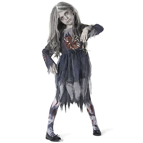 Morph - Girls Zombie Costume - Zombie Costume Girls - Halloween Zombie Costumes For Kids - Halloween costumes for girls - Size S