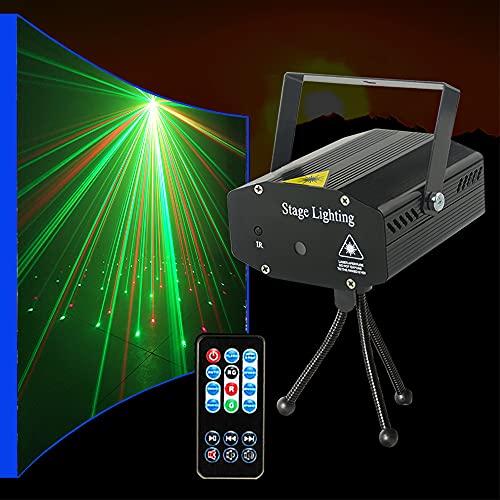 Disco Lights Party Lights, Dj Lights Stage Strobe Lights Sound Activated dj Disco Ball Light with Remote Control for Birthday Parties Bar DJ KTV Karaoke Dancing Christmas Halloween Wedding…