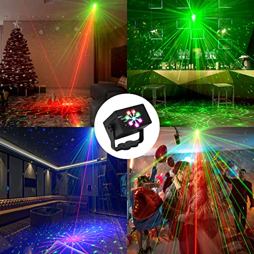 Katomi Disco Lights with Strobe Projector 240 Patterns Effects,Remote Control Mini LED UV Party Lamp with Music Activated for Birthday,Home Gathering, Christmas,Halloween,Stage Rave USB Powered