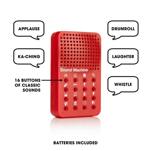 NPW Sound Effect Machine Toy for 6 Jahre to 99 Jahre- Red