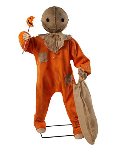 Spirit Halloween Trick r’ Treat Sam Animatronic | Officially Licensed | 4.3 Feet | Halloween Décor | Horror Décor | Moving Prop