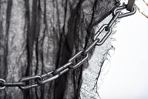 90cm Skeleton In Chains Ghost Skull Halloween Hanging Decoration Grim Reaper Haunted House Prop Scary Spooky