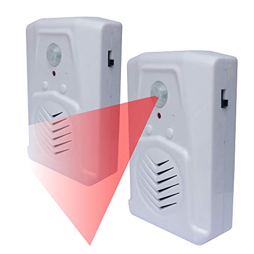 Talking Products, Halloween Decoration Party Motion Sensors with Spooky Sound Effects, Pack of 2, Scary Scream and Cackling Witch