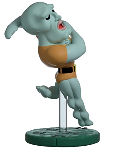Falling Handsome Squidward, 4.7" Squidward Collectible Figure - Youtooz Spongebob Squarepants Collection Based on TV Series Spongebob Squarepants, Black