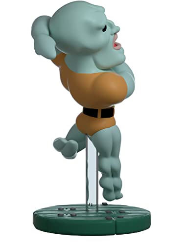 Falling Handsome Squidward, 4.7" Squidward Collectible Figure - Youtooz Spongebob Squarepants Collection Based on TV Series Spongebob Squarepants, Black