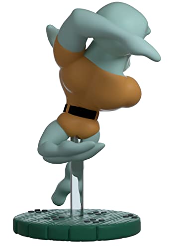 Falling Handsome Squidward, 4.7" Squidward Collectible Figure - Youtooz Spongebob Squarepants Collection Based on TV Series Spongebob Squarepants, Black