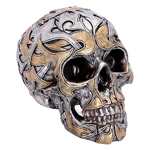 Nemesis Now Tribal Traditions Large Skull Figurine 19.5cm, Resin, Silver, One Size