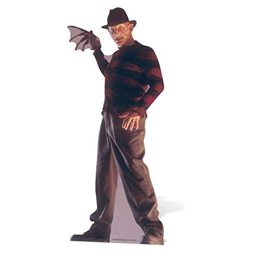 Star Cutouts Ltd Official Star Cutouts Freddy Krueger Life Size Cardboard Cut Out 174cm Tall, 174 x 2 x 174 cm
