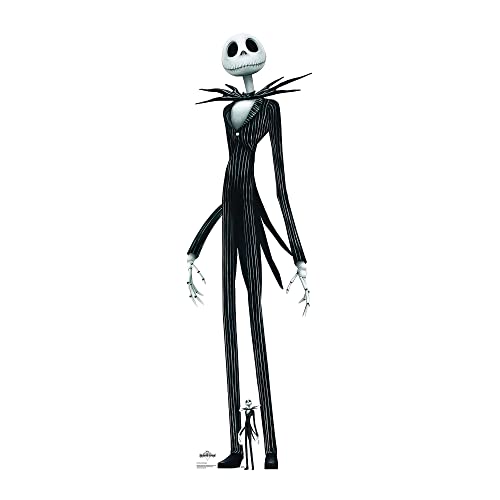 SC1690 Jack Skellington Kingdom Hearts The Nightmare Before Christmas Lifesize Cardboard Cutout With Free Mini