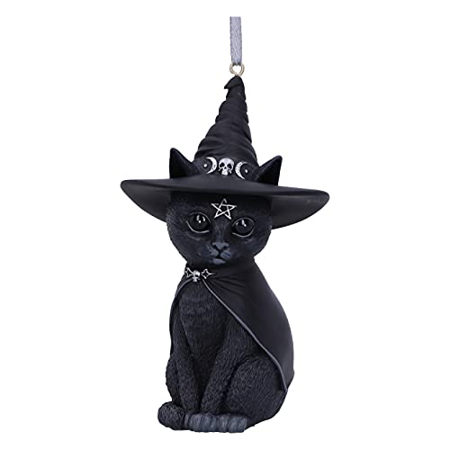 Nemesis Now Cult Cuties Purrah Hanging Ornament, Black, 11.5cm