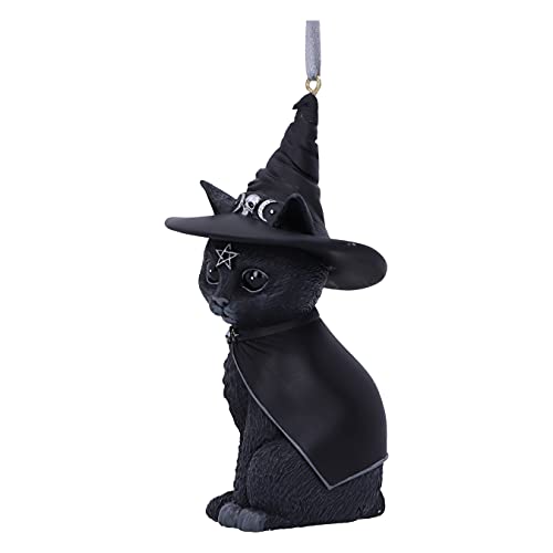 Nemesis Now Cult Cuties Purrah Hanging Ornament, Black, 11.5cm