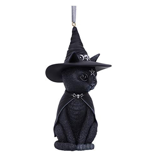 Nemesis Now Cult Cuties Purrah Hanging Ornament, Black, 11.5cm