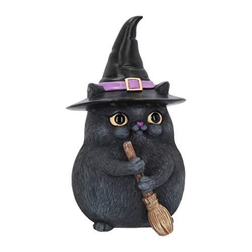 Nemesis Now Lucky Black Cat Figurine 16cm, Resin