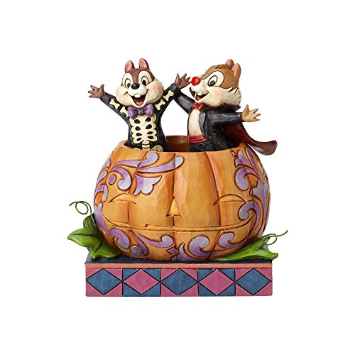 Jim Shore Disney Traditions Chip and Dale in Pumpkin Halloween Figurine 4057947