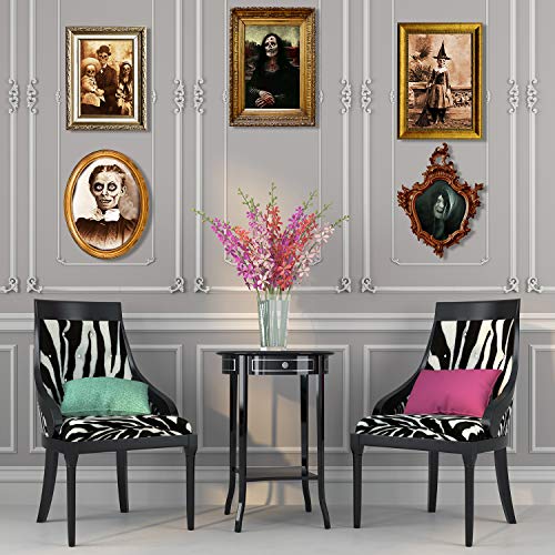 Outus 12 Pieces Haunted Pictures Gothic Mansion Portraits Horror Pictures Halloween Decorations Halloween Party Decorations Supplies (Frame Not Included)