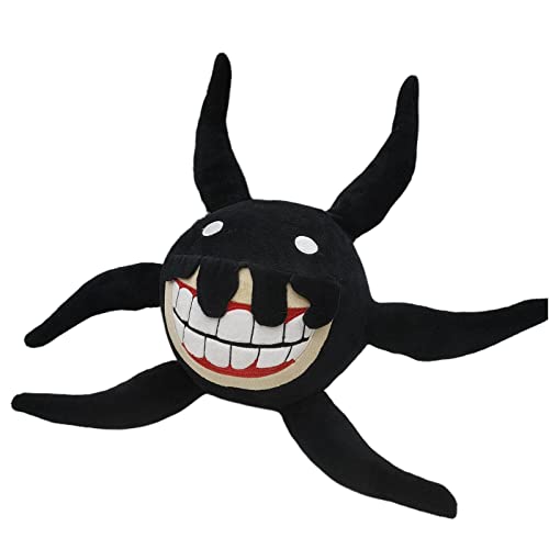 Doors Screeh Rainbow Plush Toy Friends Plushies 2022 New Black Soft Toys Halloween Plushie Pillow for Kids Cute Stuffing Horror Doll Stuffed Plushy Anime Filling Gift for Girls and Boys (16 Inch)