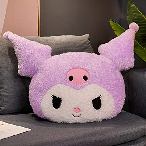 OUKEYI 19.6in/50cm kawaii Kuromi Plush Pillow Doll Kids' Plush Toy Pillows Super Cute Soft Stuffed Animals Girl's Birthday Gift (purple)