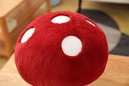 Hynbasea 3D Creative Plush Pillows Mushroom Cute Surprised Mushrooms Throw Pillow (Small (7"))