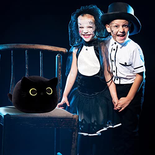 Tocwick 40×28cm Cat Plush Toys Stuffed Animals Gifts Cute Pillows Cotton Car Home Decorations Black