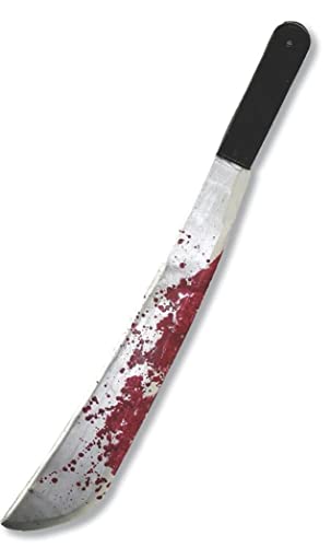 Rubie's Official Adult's Jason Machete Fancy Dress - Black/Silver/Red