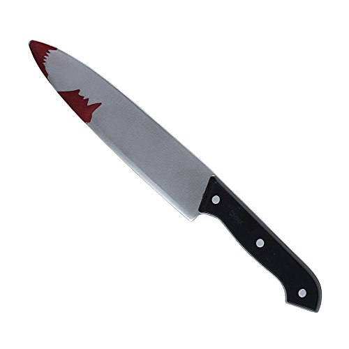 Bristol Novelty BA2234 Bloody Kitchen Knife, Mens, One Size