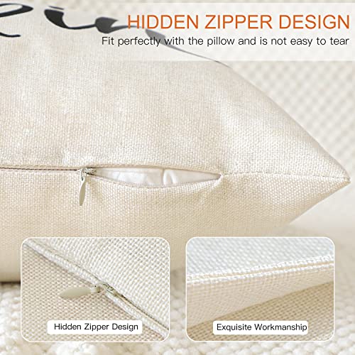 JOTOM 12x20 Inch Fall Throw Pillow Covers Hello Pumpkin Thanksgiving Cushion Covers 30x50cm Autumn Lumbar Decorative Pillow Covers Farmhouse Outdoor Pillowcase for Couch Sofa Bed Decor (Hello Pumpkin)