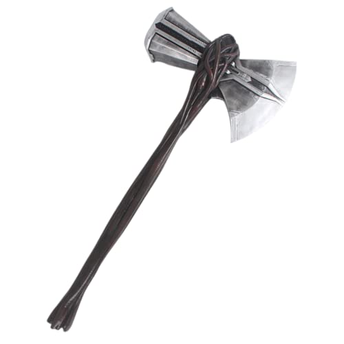 damdos Halloween Prop Cosplay Hammer Weapon 1:1 Size PU Foam Stormbreaker Thor's Odinson Stormbreaker Axe Love and Thunders Hammer Collector Cool Xmas Birthday Gifts (The 4th Axe)