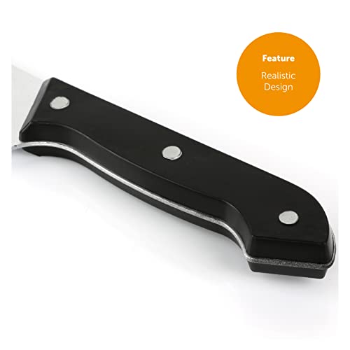 ILOVEFANCYDRESS Halloween Knife - Pack of 1-30cm Long Fake Bloody Knife with Black Handle - Halloween Slasher Bloody Knife Fancy Dress Prop Accessory