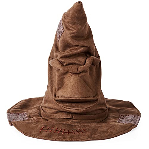 Wizarding World, Talking Sorting Hat with 15 Phrases for Harry Potter Pretend Play Kids’ Fancy Dress Role Play Toys for Ages 5 and up