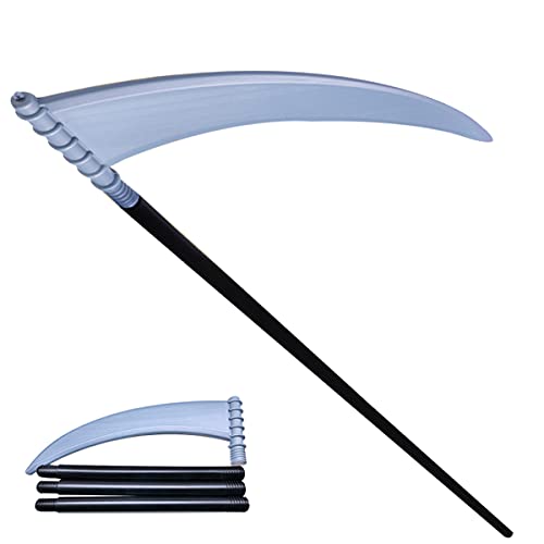 90CM Length Grim Reaper Scythe for Halloween Death Costumes Cosplay - Plastic