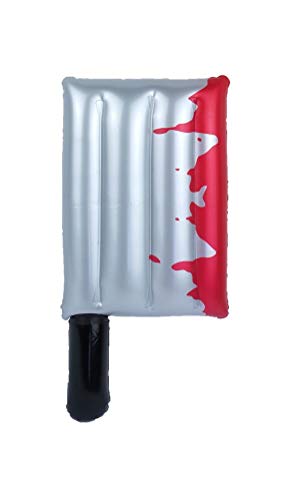 40cm Inflatable Horror Bloody Cleaver Halloween Decoration