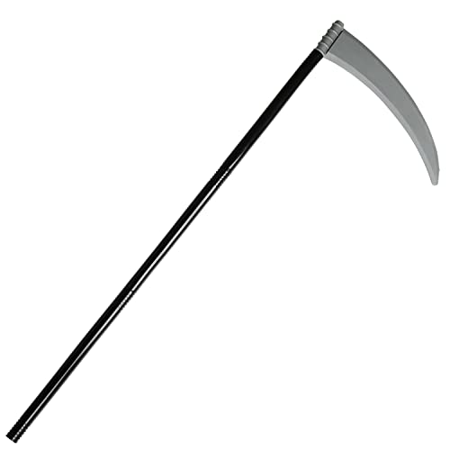 Ultra Grim Reaper Plastic Scythe Perfect Costume Accessory for Halloween Fancy Dress Prop for Death Devils Reapers or Killers Pair it with a Cape or Cloak for An Amazing Outfit Cosplay Accessories