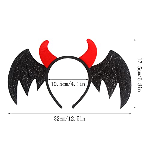 DERAYEE 6 PCS Halloween Headbands, Halloween Costume Cosplay Headbands Halloween Fancy Dress Prop for Party Supplies