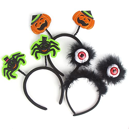 DERAYEE 6 PCS Halloween Headbands, Halloween Costume Cosplay Headbands Halloween Fancy Dress Prop for Party Supplies