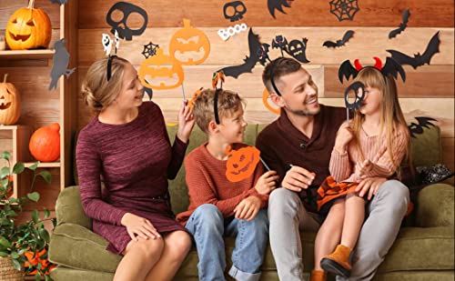 DERAYEE 6 PCS Halloween Headbands, Halloween Costume Cosplay Headbands Halloween Fancy Dress Prop for Party Supplies