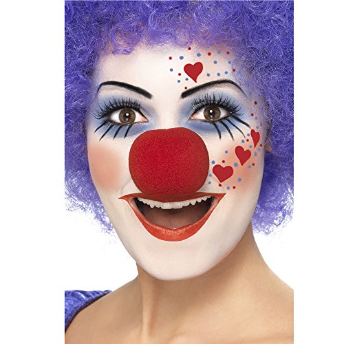 Smiffys Make-Up Sticks - Red, Yellow, Blue, Black and White