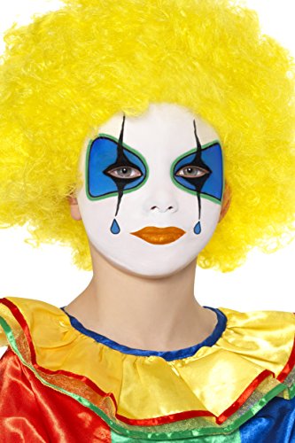 Smiffys Make-Up Sticks - Red, Yellow, Blue, Black and White