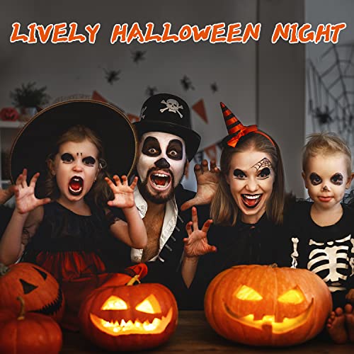 immetee SFX Makeup Kit, Special Effect Face Body Paint Halloween Makeup, Face Paint Oil Palette+3 Scar Wax+1 Fake Blood+4 Paint Brushes+1 Spatula+1 Stipple Sponge+1Palette.