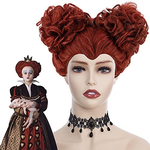 Mgichoom Hocus Pocus Costume Winifred Wig, Red Brown Wigs For Women Ladies Halloween Costume Cosplay Wigs, Cosplay Winifred Sanderson Wig Inspired By Hocus Pocus Short Brown