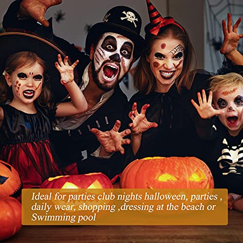 152 Halloween Tattoos-Halloween Sca and Wounds,Halloween Make Up Fake Sca,Zombie Makeup Kit,Vampire Bite Marks,Halloween Costumes Women Men Makeup Fake Bleeding Wounds Sutures Tattoo