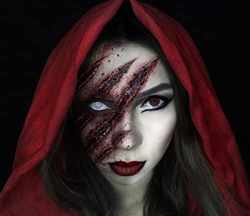 Mysense Scar Wax Kit SFX Make Up Special Effects Fake Molding Wound Skin Wax Body Paint Halloween Set Fake Nose Stage Zombie Cosplay Costume SFX Makeup with Spatula,1.4Oz(40g)